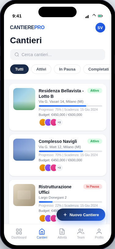 Gestione Cantieri Mobile