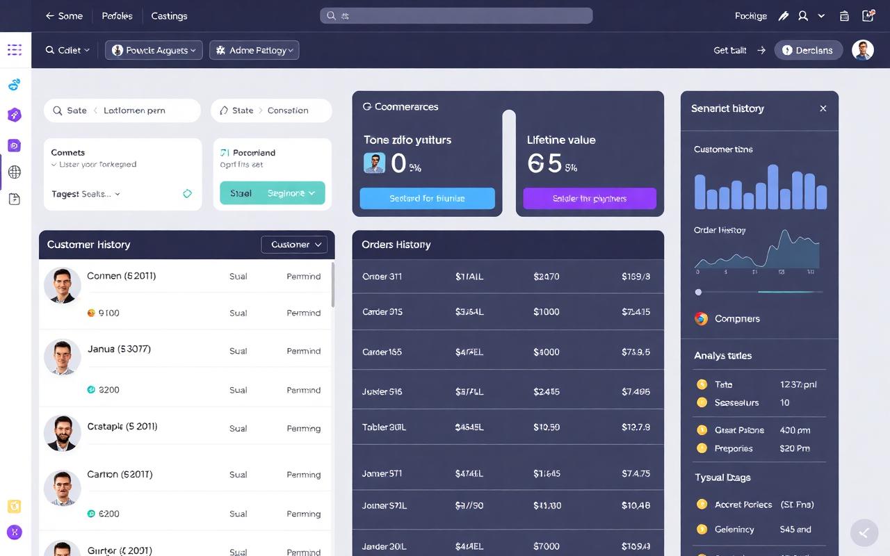 CRM Clienti E-Commerce Desktop