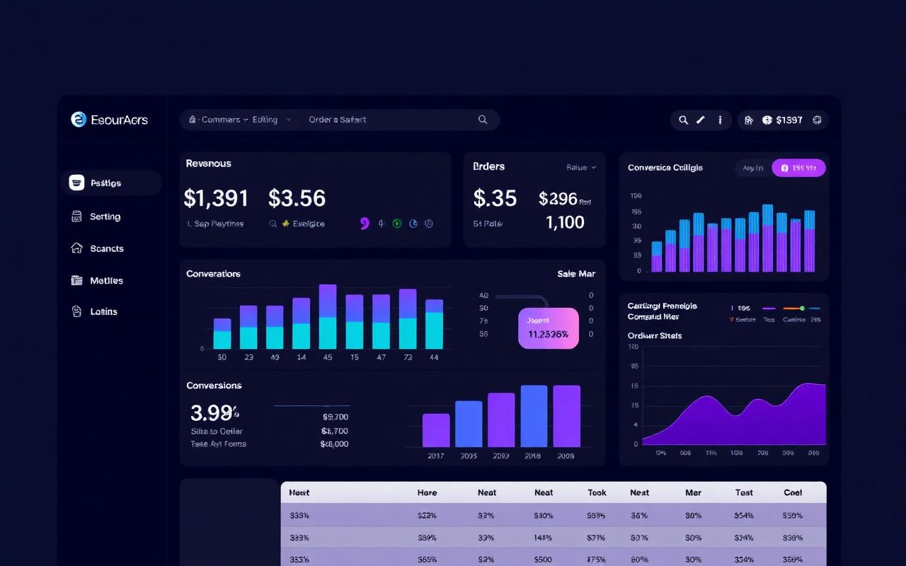 Dashboard Vendite E-Commerce Desktop