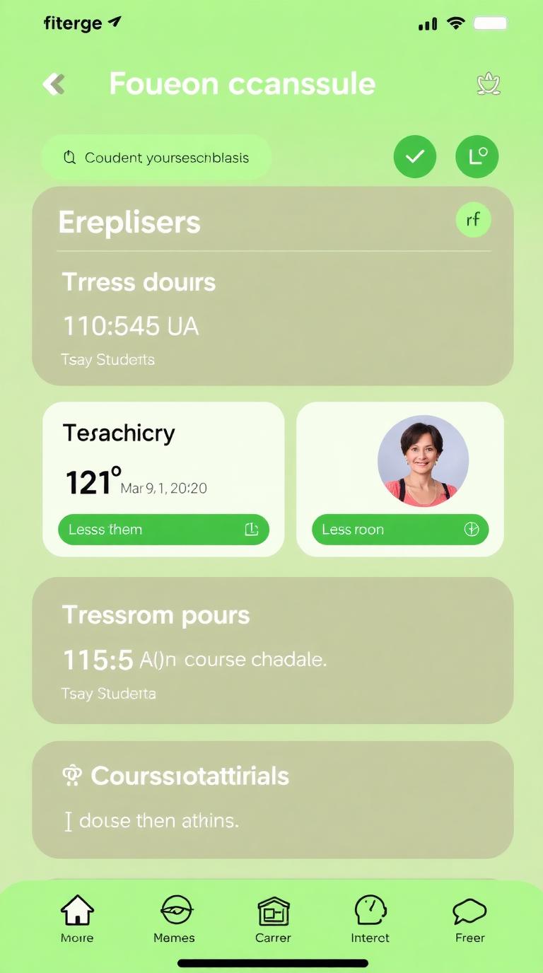 Corsi & Calendario Lezioni Mobile