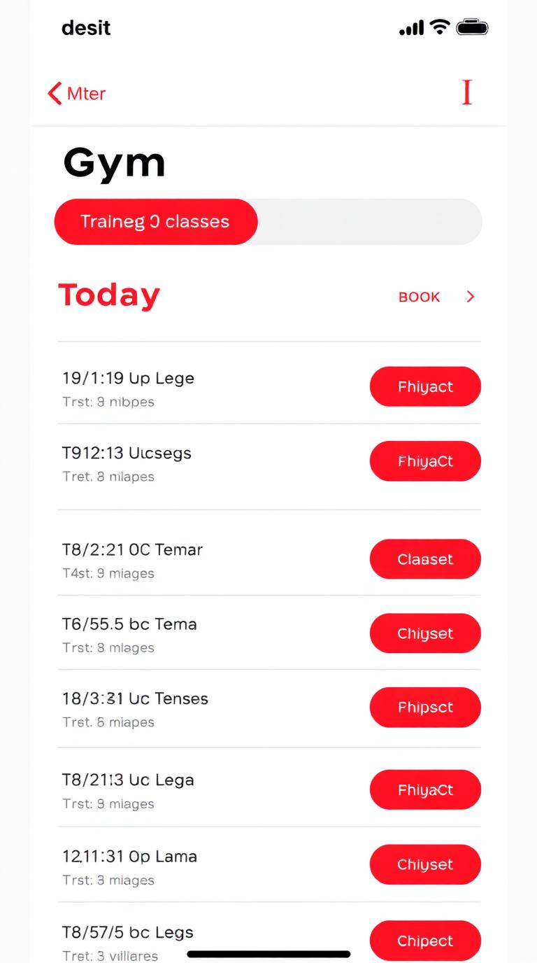 Corsi & Prenotazioni Mobile