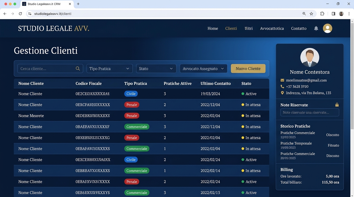 Gestione Clienti Desktop